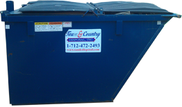 Commercial waste bin.